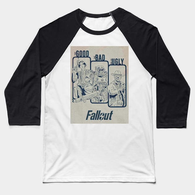 Fallout Baseball T-Shirt by ribandcheese